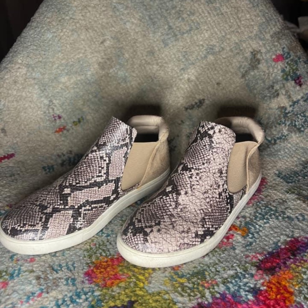Snakeskin sneakers